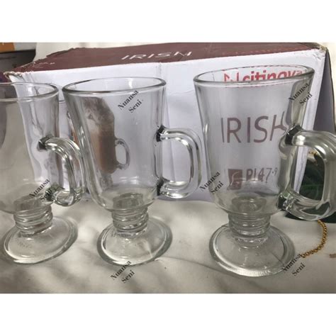 Jual Souvenir Gelas Irish Citinova Gelas Minum Jus Gagang Kaca