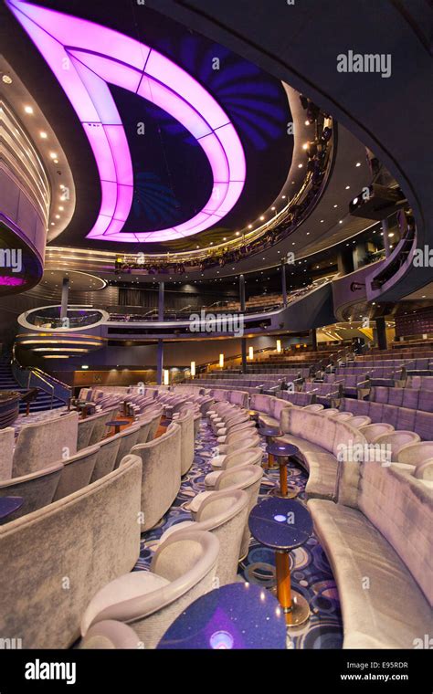 Interior of theatre of Arcadia, the P&O cruise ship Stock Photo - Alamy