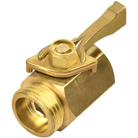 Hose Shut Off Valve Inch Brass Garden Hose Sh Grandado