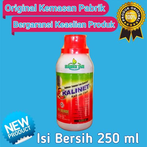 Jual Pupuk Kalium Cair Kalinet 250 Ml Tanaman Fase Generatif Shopee