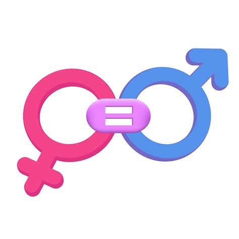 Premium Vector | Gender equality logo concept