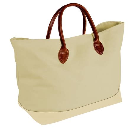 Canvas Leather Handle Tote Bulk Custom Usa Union Made By Unionwear