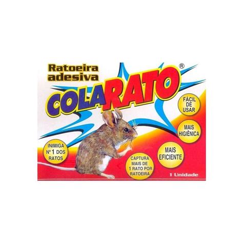 Kit Cola Pega Rato Ratoeira Armadilha Adesiva Visgo Submarino