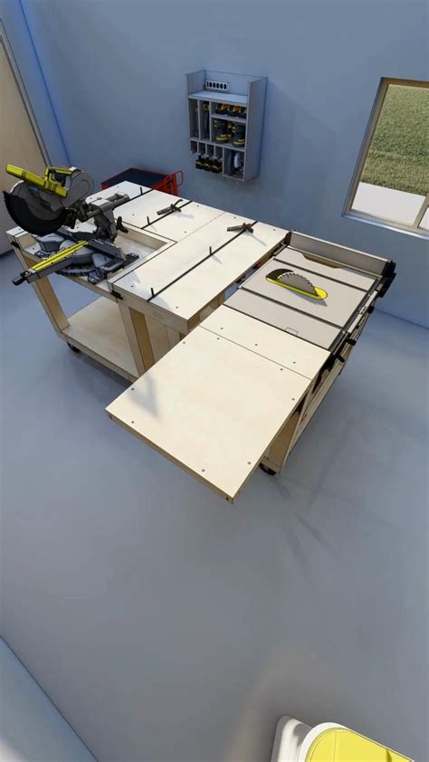 Diy Workbench Plan In Inch Mobile Workbench Plan Garage Workbench