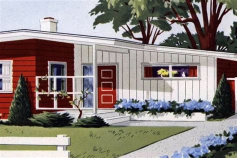 130 Vintage 50s House Plans Used To Build Millions Of Mid Century