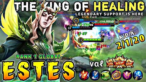 LEGENDARY SUPPORT ESTES HEALING BUILD Top 1 Global Estes By ναℓ