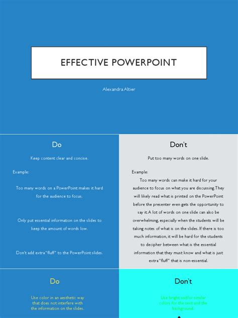 Effective Powerpoint | PDF | Microsoft Power Point | Cognition
