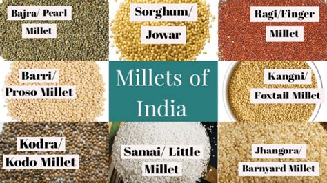 millets varieties benefits issues