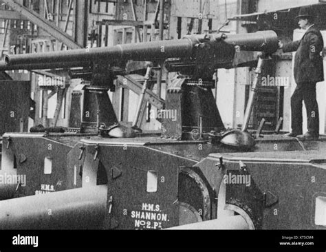 QF 12 Pdr 18 Cwt Guns For HMS Shannon Vickers Works LOC Ggbain 19618