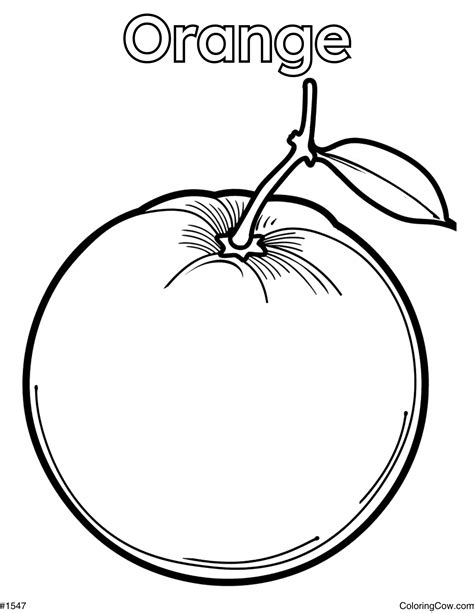 Pear Coloring Page