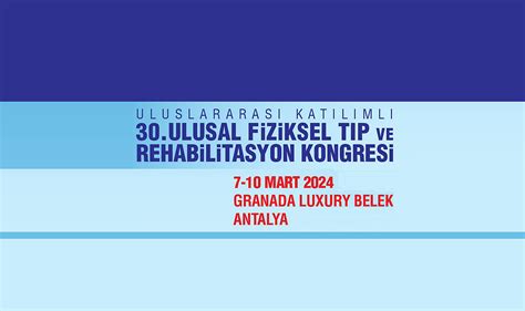 Uluslararas Kat L Ml Ulusal Fiziksel T P Ve Rehabilitasyon