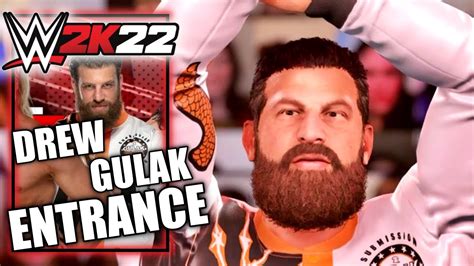 Wwe 2k22 Drew Gulak Entrance Cinematic Youtube