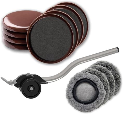 Furniture Lifter Sliders Mover Kit For Carpeted And Hard