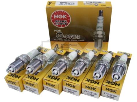 (SET OF 6) NGK 7098/ZFR5FGP G-POWER PREMIUM PLATINUM SPARK PLUGS | eBay