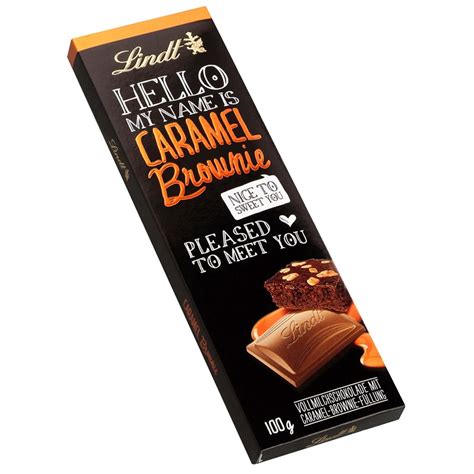 Lindt Hello Caramel Brownie Schokolade Tafeln Schokolade Tafeln