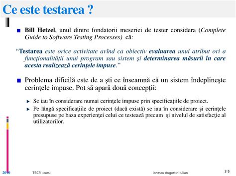 Ppt Testarea Sistemelor De Calcul I A Re Elelor Powerpoint