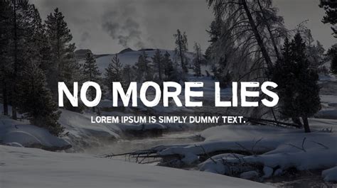 No more lies Font : Download Free for Desktop & Webfont