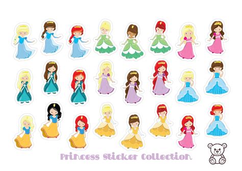 Princess Sticker Collection Teacha