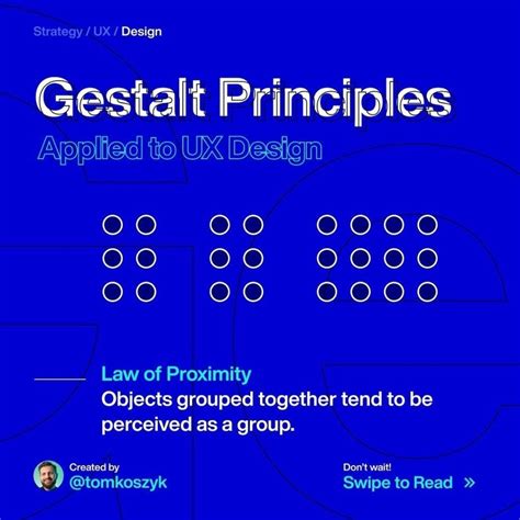 Gestalt Principles Law Of Proximity By Ruslan Galba Hellotegra