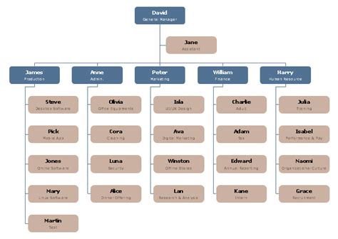 Business Organization Chart