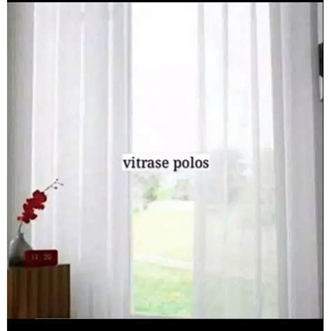 Jual Vitrase Voil Polos Putih Daleman Gordenl Gorden Daleman Vitrace