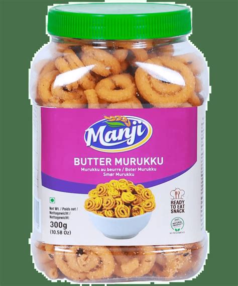 Manji Butter Murukku 300 G Indian Food Store