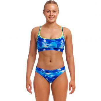 Funkita Sports Eco Bikini Broekje Dames Dive In Bike