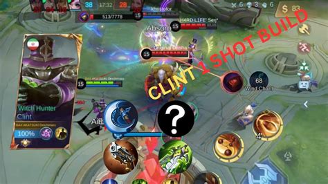 Clint One Shot Buildmobile Legends Gameplaymlbb Gameplay Youtube