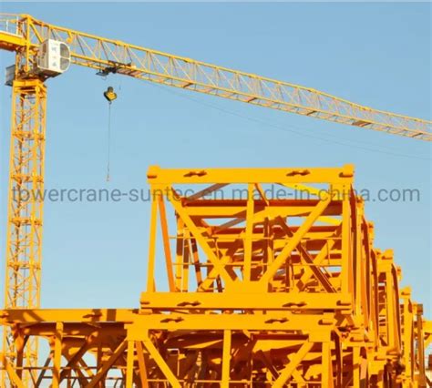 Suntec High Quality Construction Tower Crane Qtz Load Capacity Tons