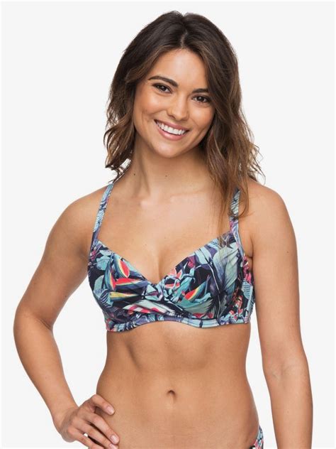 ROXY Essentials D Cup Bra Bikini Top For Women Roxy