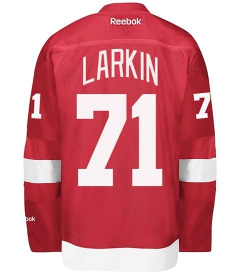 Dylan Larkin Detroit Red Wings Reebok Premier Home Jersey - Detroit ...