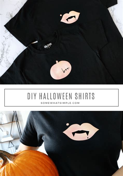 DIY Halloween Shirt - from Somewhat Simple Kids .com