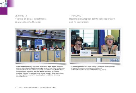 Annual Activity Report Of The Epp Group In The European Parliament