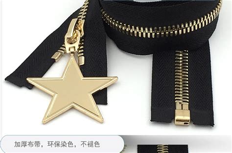 8# металлическая застежка-молния с открытым концом для шитья одежды ...