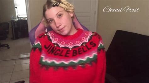 Bouncing My Huge Swollen Tits In My XXXMAS Sweater Chanel Frost