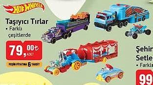 Hot Wheels Taşıyıcı Tırlar İndirimde Market