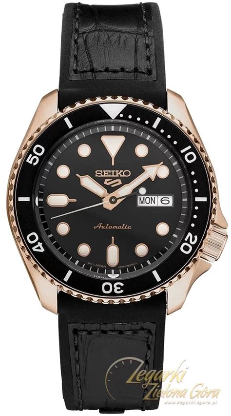 Seiko SRPD76K1 5 Sports Automatic 42mm Specialist Style Rose Gold PVD