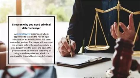 Ppt 5 Reason Why You Need Criminal Defense Lawyer Powerpoint Presentation Id10691880