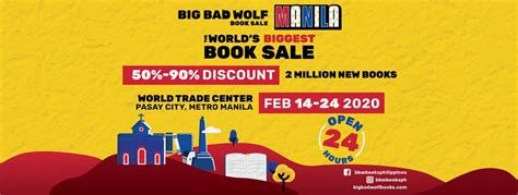 Big Bad Wolf Book Sale Returns To Manila This February Philippine Primer