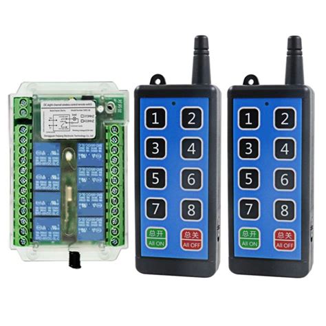 Channel Wireless Rf Remote Control Switch V V V Mhz Remote