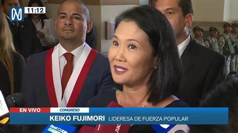 Keiko Fujimori calificó de injusticia caso Cócteles Canal N