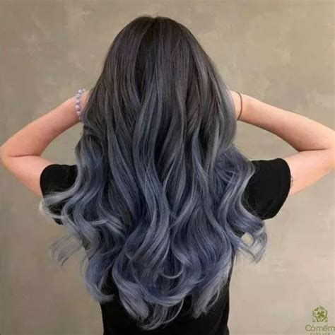 Bật mí 10 màu tóc xanh đen hot trend thịnh hành 2025