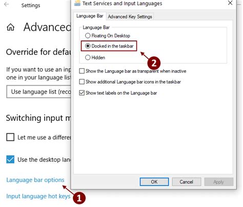 Fix Missing Language Bar From Taskbar In Windows