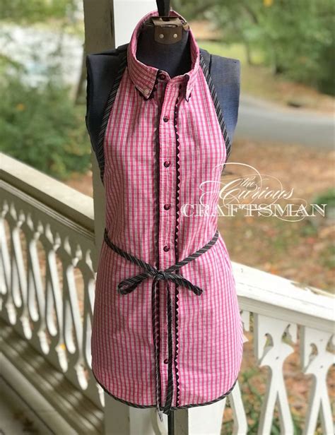 Pink With Black Rickrack Trim Curiouscraftsman Upcycled Mens Dress