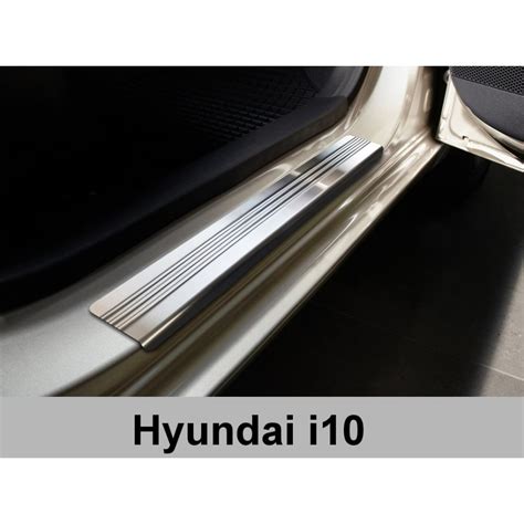 Stainless Steel Door Sill Protectors For Hyundai I