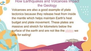 Earthquakes and Volcanic Eruptions as Causes of Dynamic Geology.pptx