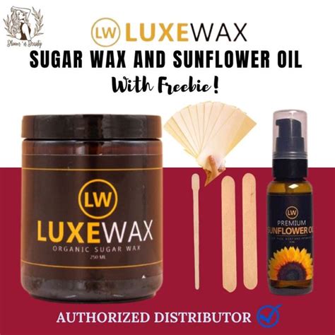 Organic Sugar Wax Underarm Hair Legs Luxe Brazillian Cold Hot