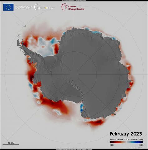 Antarctic Sea Ice Reaches Record Low In February 2023 Belgian Platform On Earth Observation