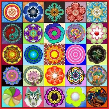 Solve Mandalas Jigsaw Puzzle Online With 256 Pieces