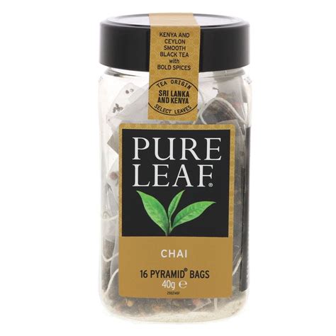 Pure Leaf Chai Pyramid Tea Bags 16pcs Online At Best Price Black Tea Lulu Uae